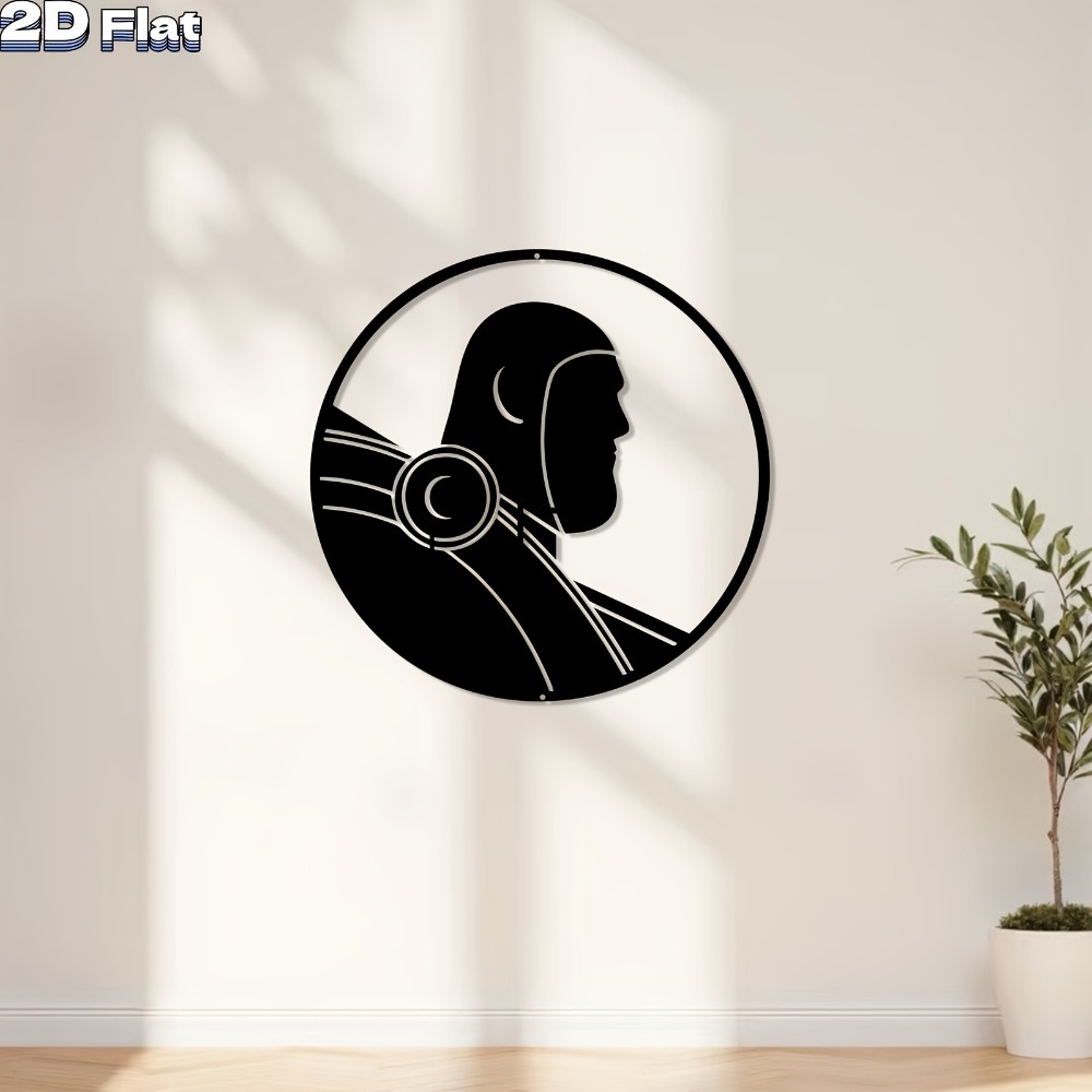 Modern Robot Aluminum Wall Art - Tech Office Wall review and price