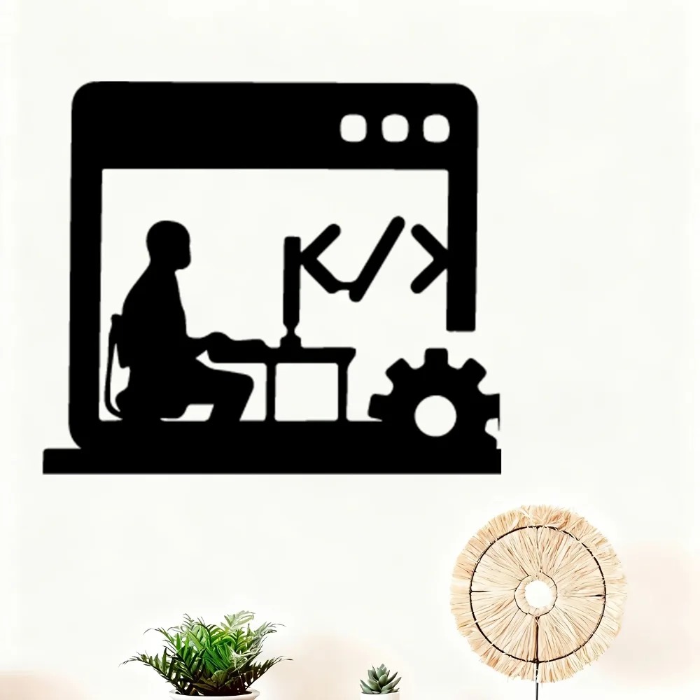 Metal Wall Art Decor Silhouett - Tech Office Wall review and price