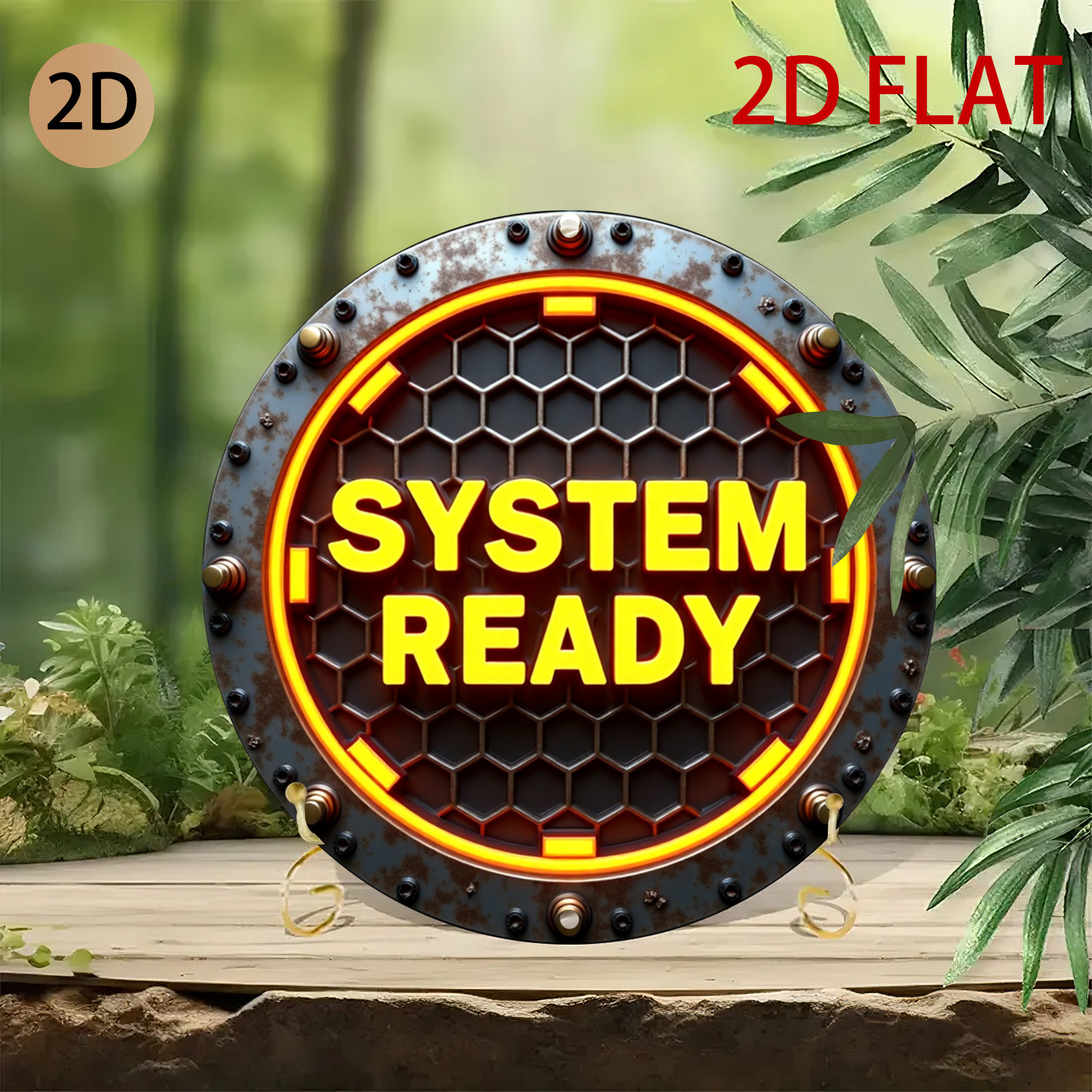 2D Flat, 2d Flat Circular Indu - Tech Office Wall review and price